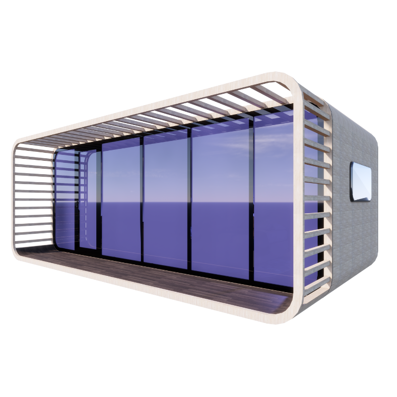 Forhúsahús með svölum